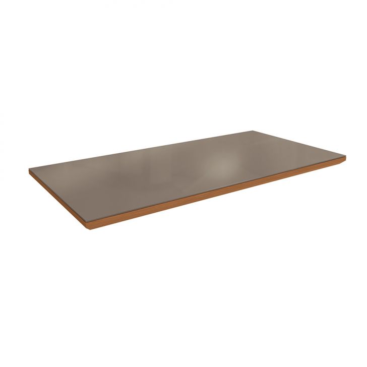 Tampo Para Mesa De Jantar Kepp Vidro Bronze E Canela 180 Cm