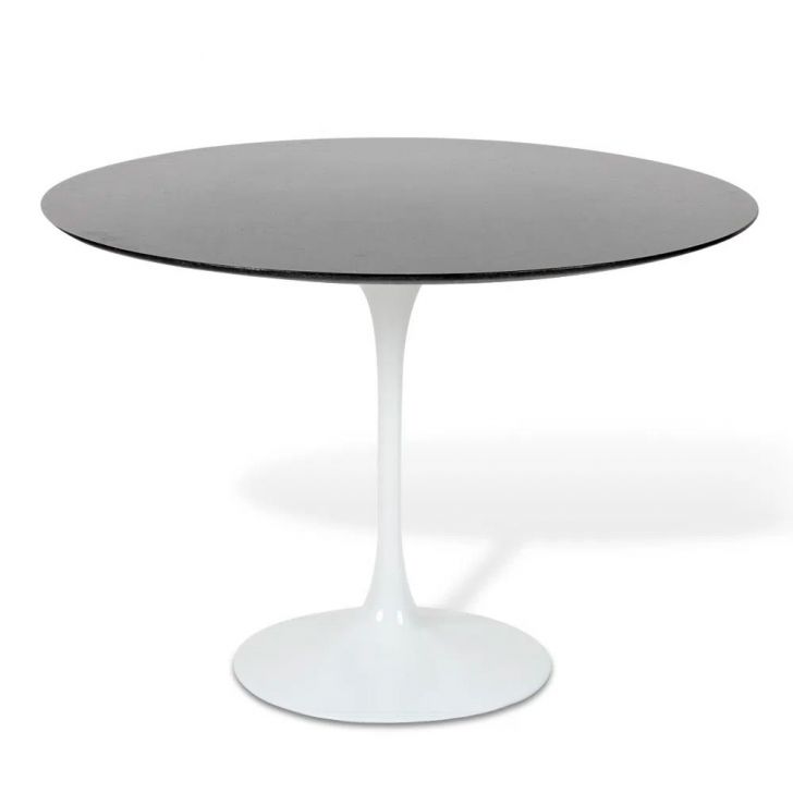 Mesa Saarinen Redonda São Gabriel 90cm - Base Branca