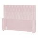 Cabeceira Estofada Para Cama Box Solteiro Emma Suede Rosa Bebê - DS Estofados