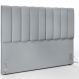 Cabeceira Cama Box Casal King 195 cm Dália W01 Suede Cinza - Lyam Decor