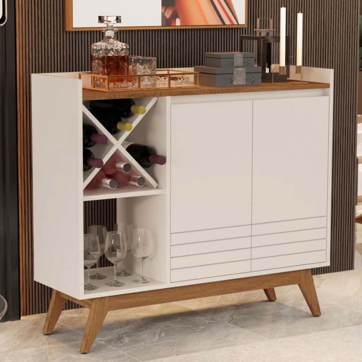 Buffet Adega Berlim 2 Portas Off White Freijo