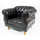 Kit 2 poltronas Chesterfield Capitonê Elisabeth Corano Café Decoração, Recepção, Salas de Tv e Estar