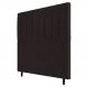 Cabeceira Cama Box Casal King Size Itália 193cm Suede Marrom - Desk Design