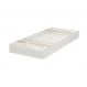 Colchão Solteiro Joyful Espuma D33 (17x88x188) Branco e Bege