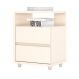 Mesa de Cabeceira Lacy 2 Gavetas Off White
