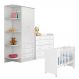 Jogo Completo Quarto de Bebê Arica Branco Branco