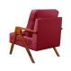 Poltrona Kiara Cor:Suede Bordô 110