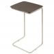 Mesa de Apoio Slim Concreto em Metal Cromado