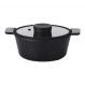Caçarola 24cm/3,7L - Indução - Alumínio com Revestimento Cerâmico - VULKAN - Neoflam - Cor Preta