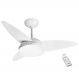 Ventilador LED Lian Branco 110V 3 Pás e Controle