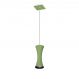 Lustre Pendente Design 7921 1 Lâmpada Gu10 Verde