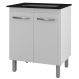 Balcao Para Cooktop 4 Bocas Jade Mobbs cor:Branco