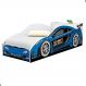 Cama Carro com Baú Accelerate Juvenil Azul