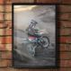 Quadro Decorativo Motocross 01-24x34Cm