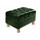 Puff Decorativo Capitonê Chesterfield - Couríssimo Verde