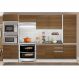 Armário de Cozinha Completa Madesa 100% MDF Acordes XA330002 Balcão (Sem Tampo e Pia) Branco/Rustic