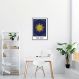 Quadro The Sun Tarot 60x43 Filete Preto