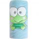 Manta com Aplique Flannel Fleece Turma da Hello Kitty 100x75 Keroppi