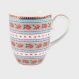 Caneca Grande Ribbon PiP Studio Cáqui Floral