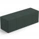 Puff Decorativo Living Sala de Estar 195 cm Roma W01 Suede Verde Musgo - Lyam