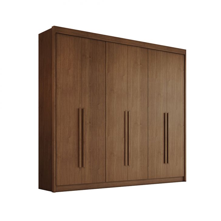Guarda-roupa Casal Santiago 6 Portas 6 Gavetas Cacau