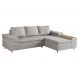 Image of Sofá 4 Lugares Clássico com Chaise Direito Linho Palha ES745UP94QTPMOB