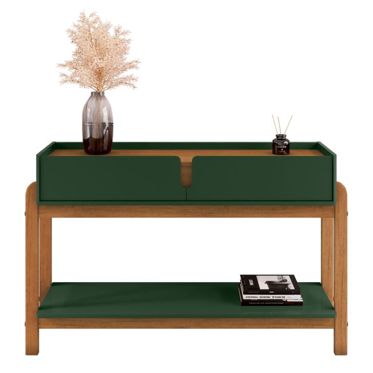 Aparador para Sala Retrô Welch  Verde Oliva Cedro