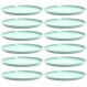 12 Bandejas Redondas 28cm Verde Menta Servir Doces Salgados Bubble Crippa Bar Restaurante