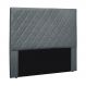 Cabeceira Decorativa Queen Size 1,60M Baelon Veludo Cinza G63 - Gran Belo