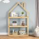 Estante Infantil Organizadora 3 Prateleiras Madeira Montessori Natural Lenise