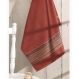 TOALHA DE ROSTO JACQUARD PREMIUM FJ5107 - TERRACOTA