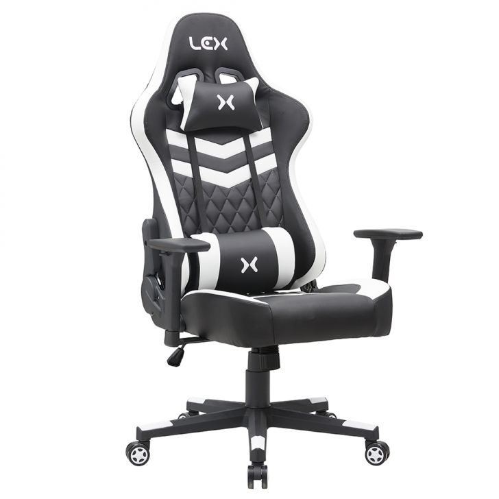 Cadeira Gamer Olympians Hades Preta E Branca