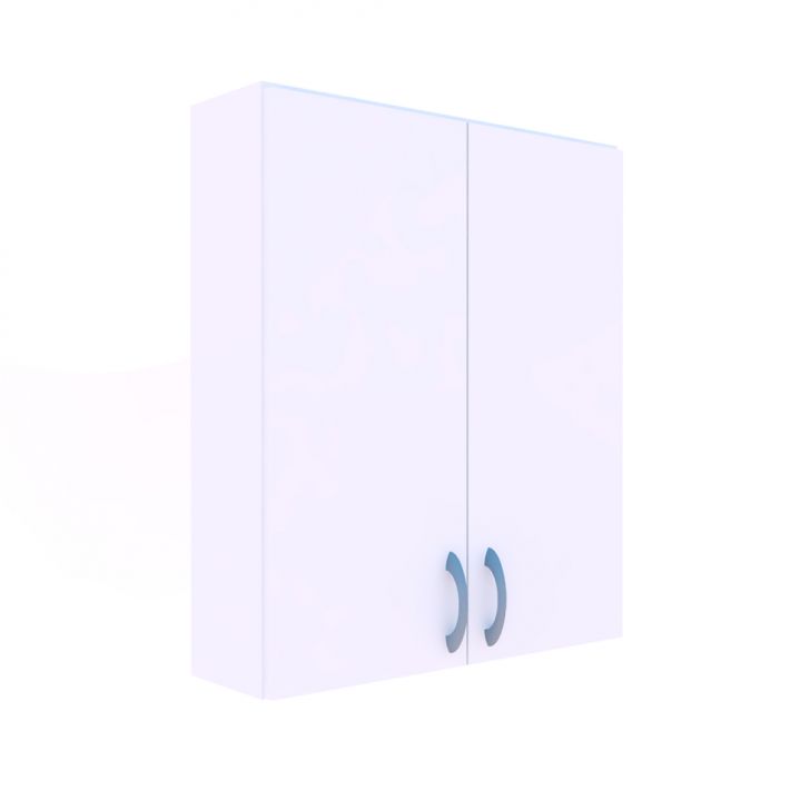 Armário de Banheiro Arya 2 PT Branco