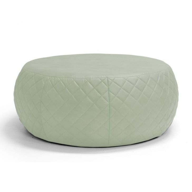 Puff Golf 105 cm Tressê C26 Corino Bege Claro - Domi