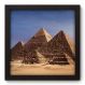 Quadro Decorativo - Pirâmides - 22cm x 22cm - 024qnmap