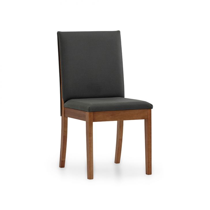 Cadeira Arizona Poliéster Chumbo Esverdeado e Avelã