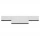 Kit 3 Armários de Cozinha Aéreos 4 Portas Veneza Multimóveis MP2151 Branco/Preto