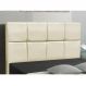 Cabeceira Roma para Cama Box Casal 140 cm Corino Bege - D'Rossi