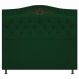 Cabeceira Estofada Yasmim 140 cm Casal Suede Verde - Amarena Móveis