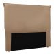 Cabeceira King 1,95m Barcelona Suede Bege - Pallazio