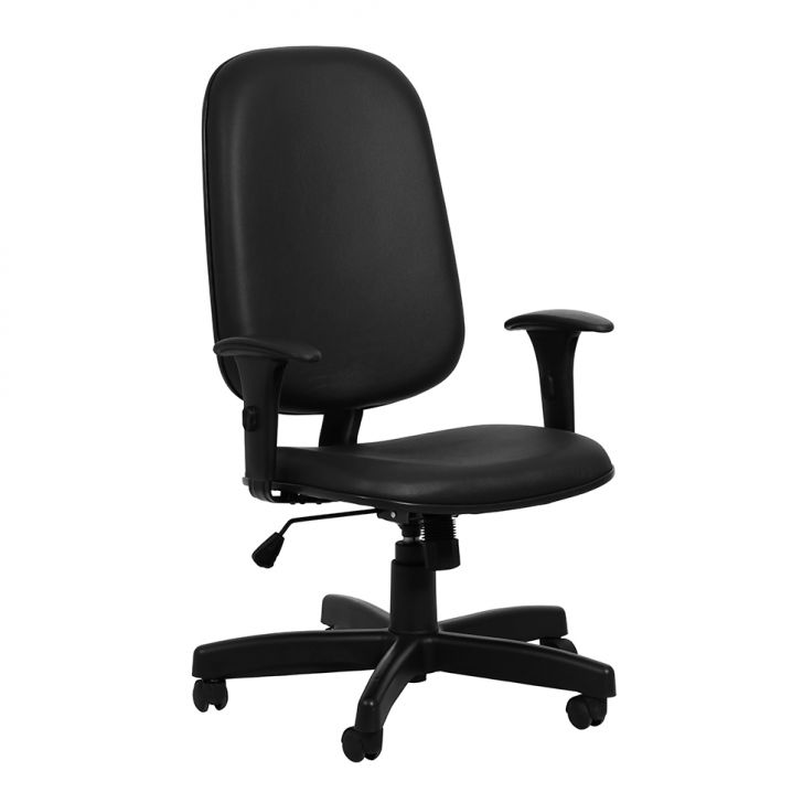 Cadeira de Escritório Presidente Soft Preta