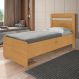 Cama com Baú de Solteiro Com Colchão Flex Cuiabá Naturalle Off White