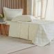 Kit Colcha Queen 3 Pçs Ricamo 300 Fios 100% Algodão 240x260cm Salvia