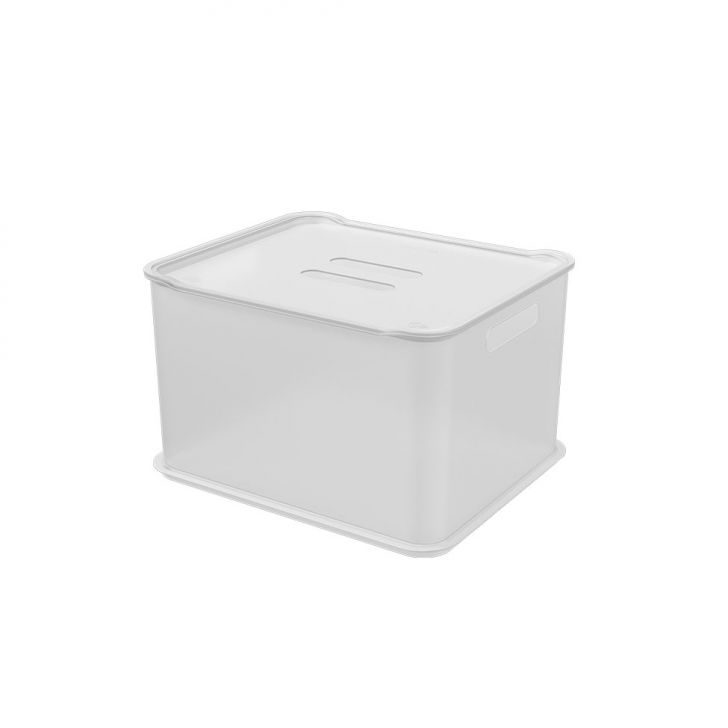 Cesta Fit com Tampa Fit Ultra Natural