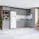 Image of Cozinha Completa Campanele 14 PortasG 4 Gavetas Castanho e Cinza PO072CL84GLJMOB