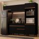 Cozinha Completa Madesa Reims 260008 com Armário e Balcão - Preto