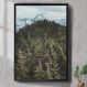 Quadro Decorativo Floresta e Montanhas-24x34Cm