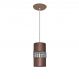 Lustre Pendente 9861 1 Lâmpada Soquete E27 Cobre