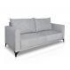Image of Sofá 3 Lugares Eros Linho Bouclê Cinza Claro 220 cm MO895UP84XFNMOB