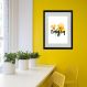 Quadro Floral Coragem - 60x48cm